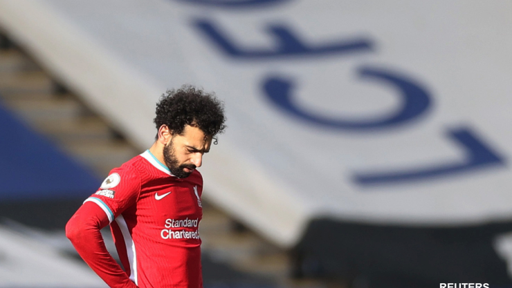 Mohamed Salah ante Leicester