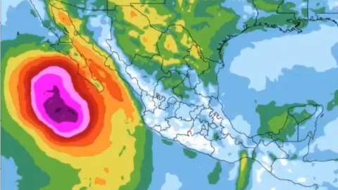 Posible impacto de huracán Hilary en Península de Baja California