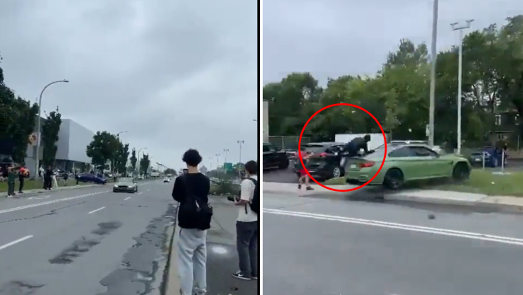Hombre intenta presumir su auto y provoca accidente frente a espectadores.png