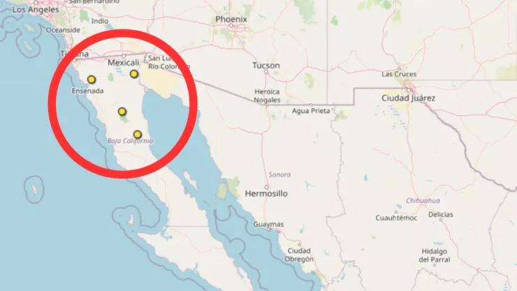Sismos en Baja California el 3 de agosto de 2025