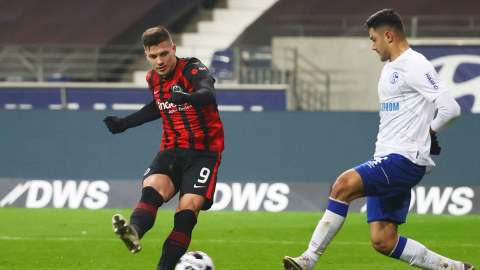 Luka Jovic con el Eintracht Frankfurt