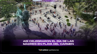 Así festejaron el Día de las Madres en Playa del Carmen; ‘mamis’ celebran en las playas.jpg