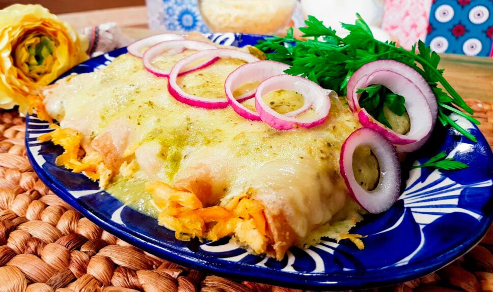 Receta Enchiladas suizas