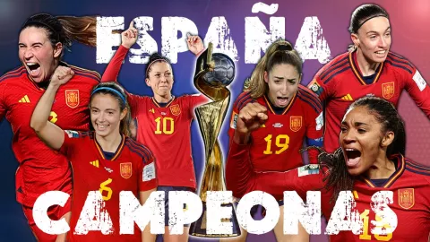España derrota a Inglaterra y gana la Copa Mundial Femenil 2023.