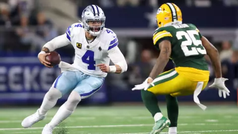 Dak Prescott Dallas Cowboys vs Green Bay Packers Ronda Comodines Playoffs NFL 2023