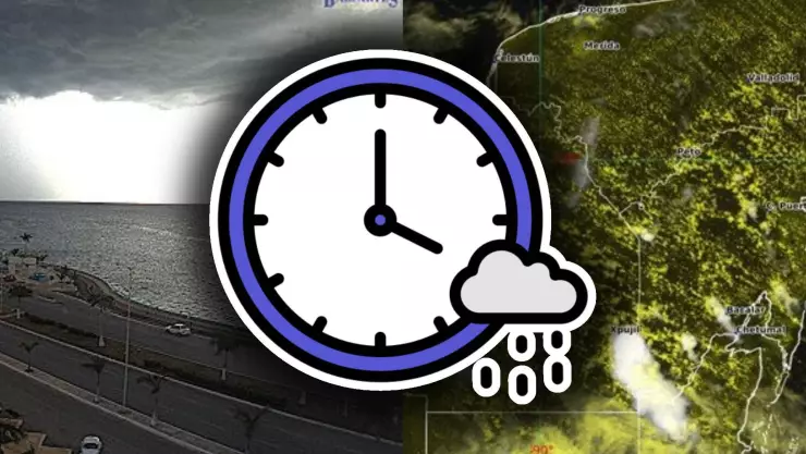 Esta es la hora EXACTA en que habrá lluvias en Campeche HOY jueves 25 de septiembre de 2025