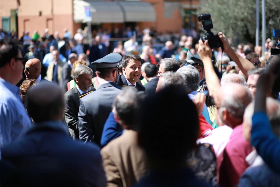 Primer ministro de Italia, Matteo Renzi