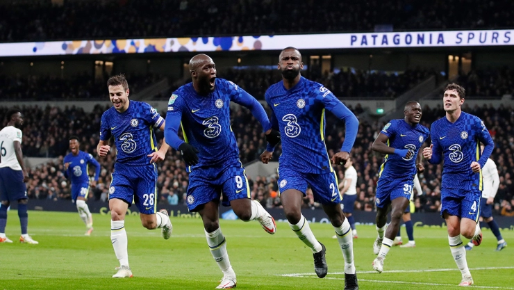 Chelsea celebra su pase a la final de la Carabao Cup