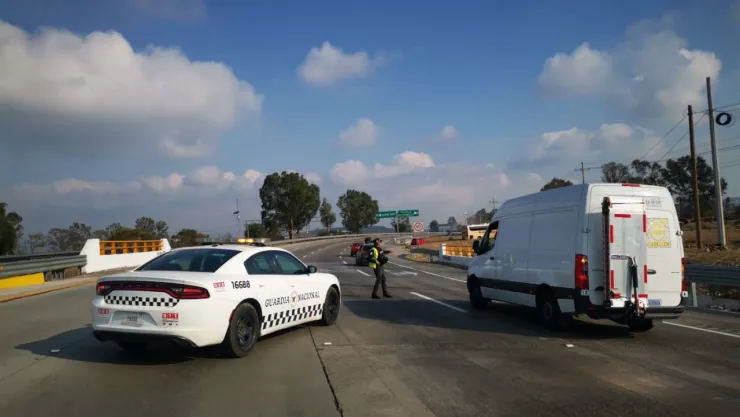 Se registró un incendio en la autopista México-Querétaro después de un choque múltiple durante la madrugada de este miércoles 5 de julio de 2023.