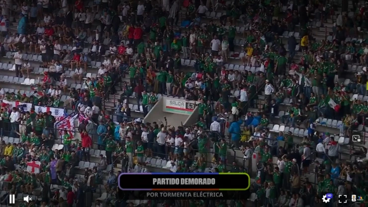 En TV Azteca se dio a conocer el retraso del México vs Inglaterra por mal clima en la CDMX