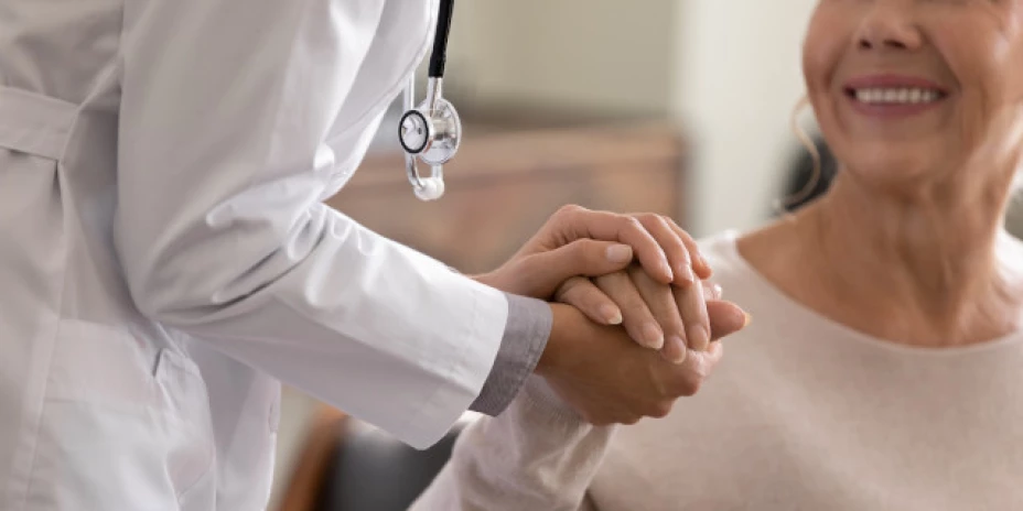 Doctor,Giving,Hope.,Close,Up,Shot,Of,Young,Female,Physician