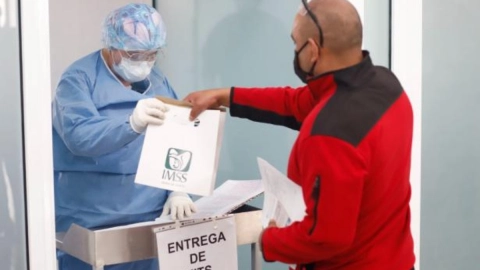 IMSS módulos atención respiratoria México