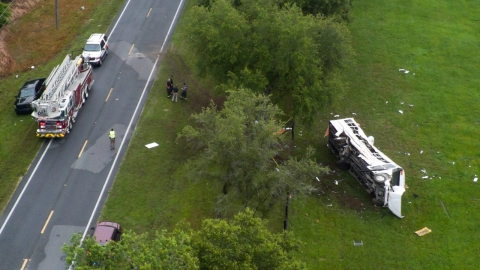 Hay 8 muertos tras el accidente de un autobús en Florida.