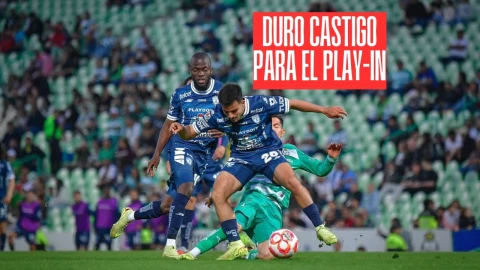 Duro castigo que recibe Pachuca en el Play-in por perder ante Santos Laguna