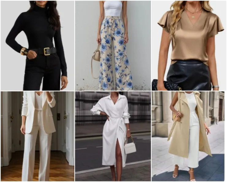 ropa elegante mujer sofisticada