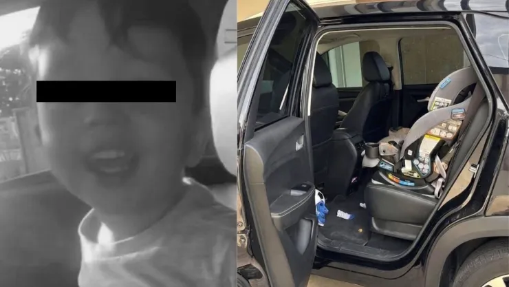 Mujer olvida a su hijo en el interior de su auto en La Rioja, Mexicali
