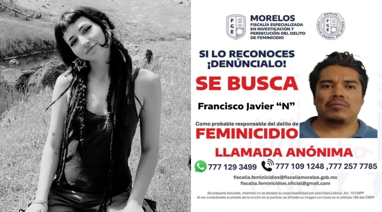Fiscalía de Morelos confirma orden de aprehensión contra presunto responsable del feminicidio de Claudia Tacoronte