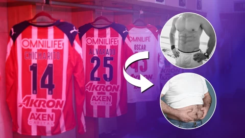 El impactante cambio físico de un exjugador de Chivas