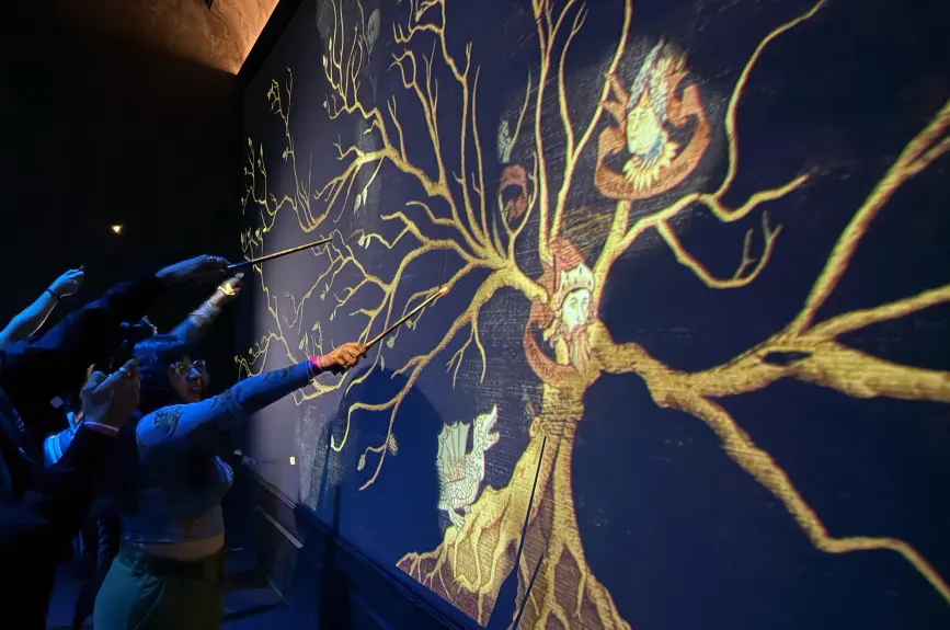 El Autobús Noctámbulo nos llevó hasta Grimmauld Place, el hogar de los Black, donde puedes explorar su árbol genealógico.