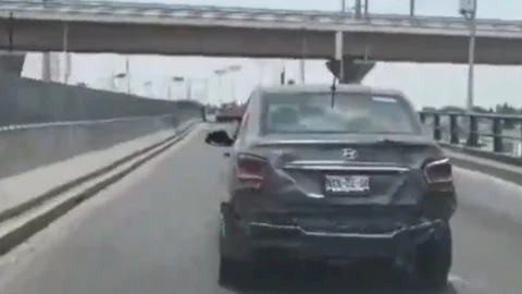 Captan a posibles montachoques.