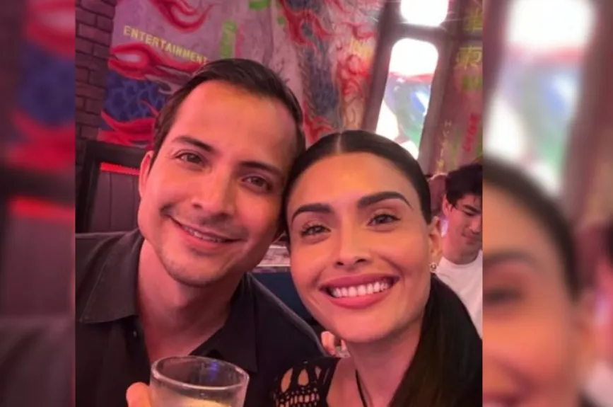 Kristal Silva y esposo