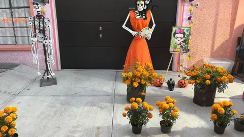 Catrinas gigantes en Tláhuac 2023