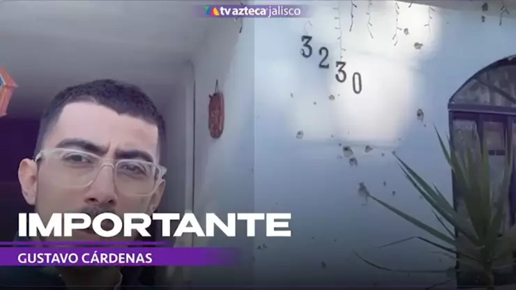 Completamente baleadas, así terminaron las fachadas de las casas en Av. Topacio tras el enfrentamiento