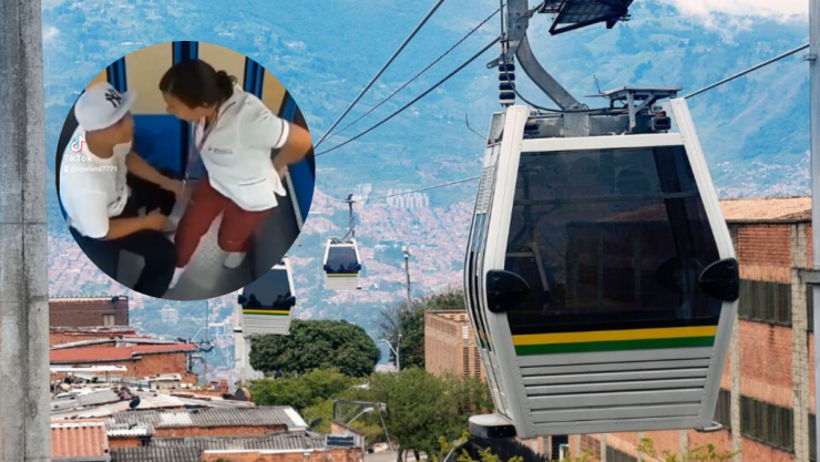 Rompe el silencio la mujer que fue captada teniendo relaciones en cableb&uacute;s de Ecuador. jpg