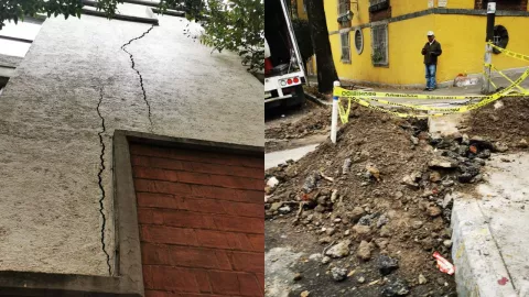 Microsismos en CDMX: Desalojan 8 edificios de Mixcoac por daños estructurales