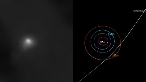 La ONU activa alerta global por el cometa interestelar 3I/ATLAS: más de 80 observatorios lo vigilan