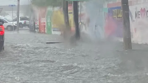 FOTOS Reportan fuertes INUNDACIONES en varias partes de Yucatán