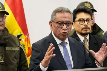 Marco Antonio Oviedo, ministro de Gobierno de Bolivia.
