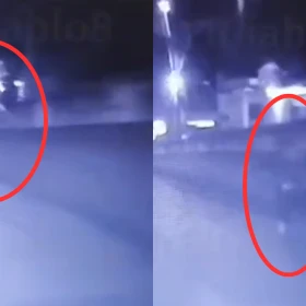 ¿Querían asaltar al conductor? Captan a tres sujetos brincando frente a un auto en Cuajimalpa, CDMX