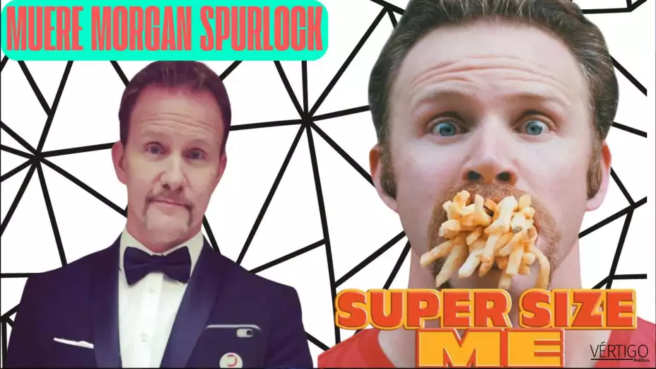 Morgan Spurlock en el estreno de su película Super Size Me.