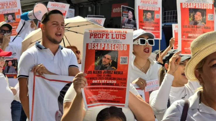 Buscan a Luis Alexis, maestro privado de la libertad en Culiacán