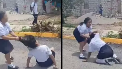 Arrástrala Graban pelea de alumnas de CECyTE de Tabasco.jpg