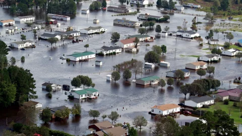 florence casa inundadas carolina del norte