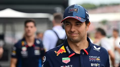 Checo Pérez en Hungría