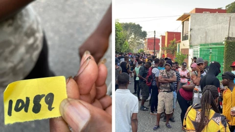 Migrantes Tapachula Comar turnos