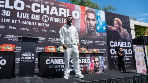Canelo Charlo conferencia de prensa box los angeles