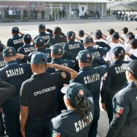 Policías de la SSPC Morelos.