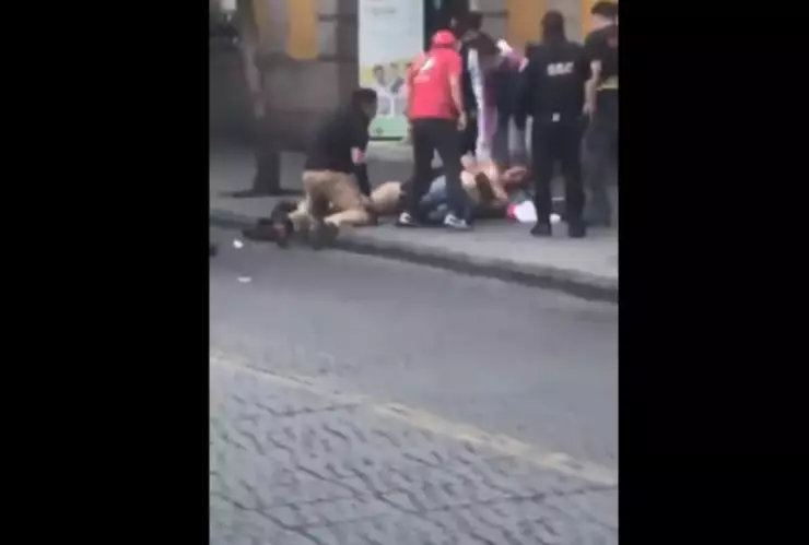 Balacera en el Centro Histórico