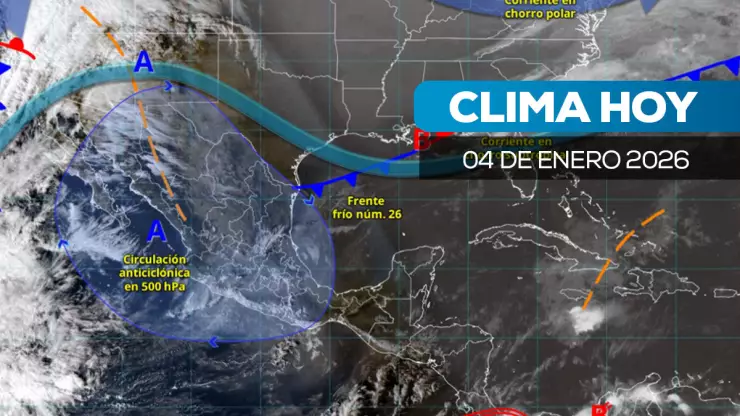 Clima México: noche de lluvias, niebla y bajas temperaturas