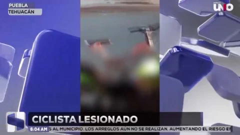 Automovilista atropella a ciclista en Tehuacán