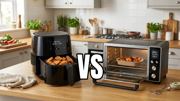 Air fryer vs. horno eléctrico: ¿cuál consume menos luz y cuál cocina más rápido?