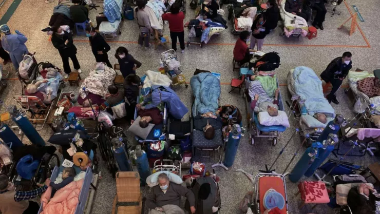 Enfermedad respiratoria en niños en China