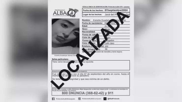 Hallan sin vida a Estrella Guadalupe Salinas Ortiz