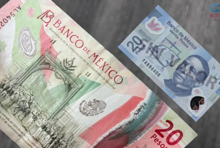Los billetes de 20 pesos que serán retirados