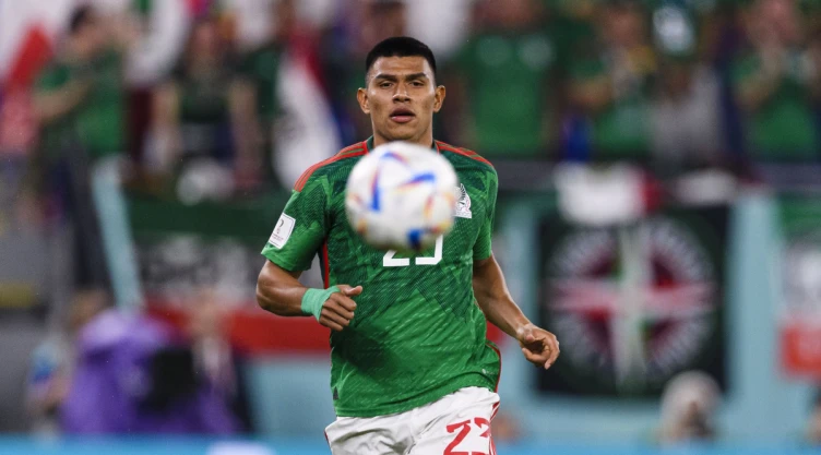 Jesús Gallardo con la selección mexicana