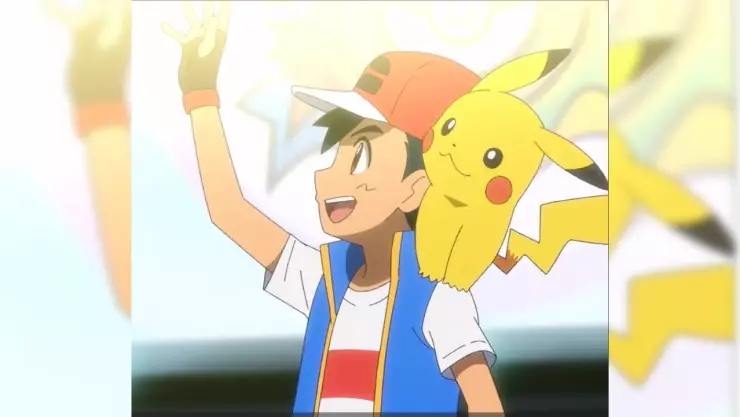 adios ash y pikachu